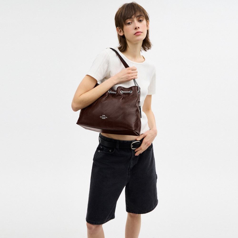 Coach Outlet Evelyn Shoulder Bag With Quilting - Preorder