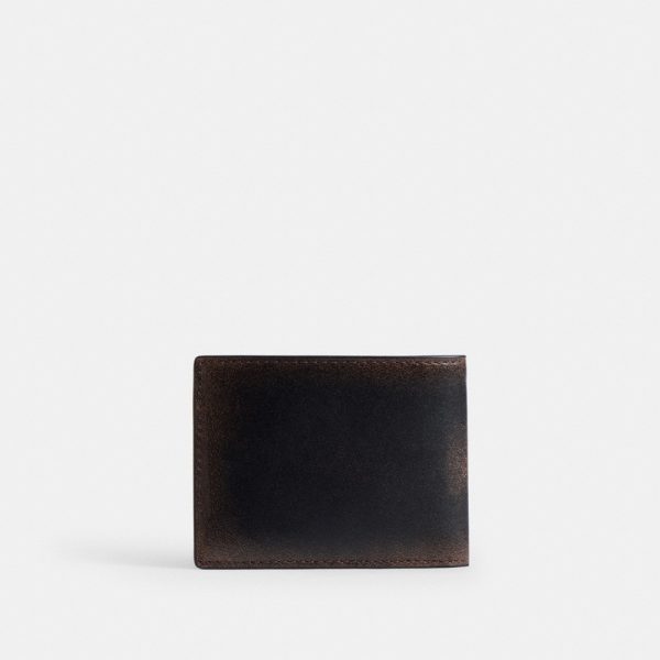 Coach Slim Billfold Wallet In Loved Leather - Preorder