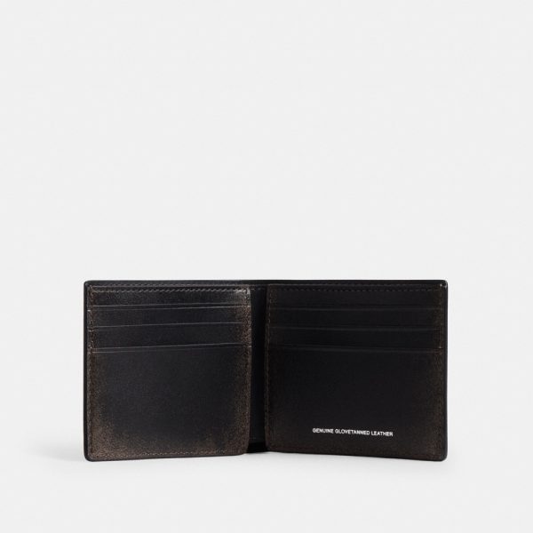 Coach Slim Billfold Wallet In Loved Leather - Preorder
