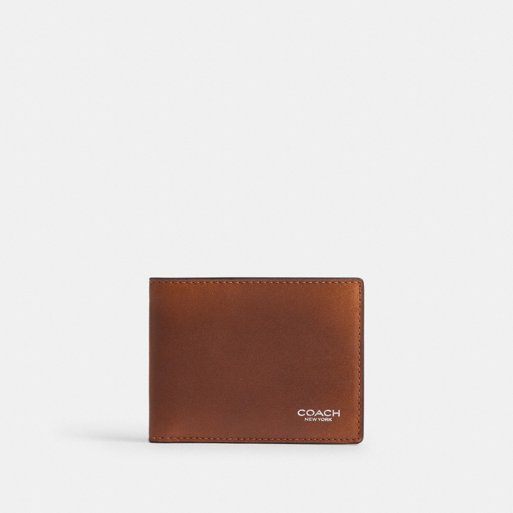 Coach Slim Billfold Wallet In Loved Leather - Preorder