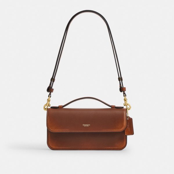 Coach New York Elora Top Handle Crossbody Bag In Loved Leather - Preorder