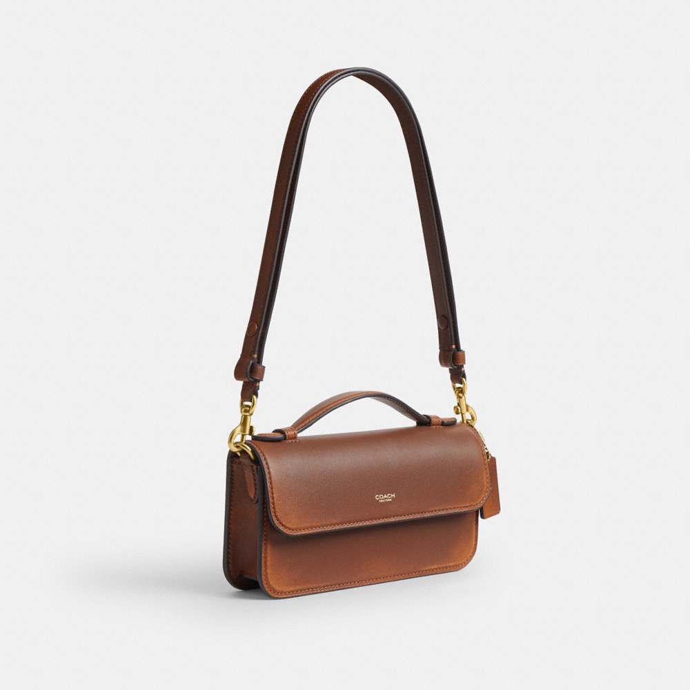 Coach New York Elora Top Handle Crossbody Bag In Loved Leather - Preorder