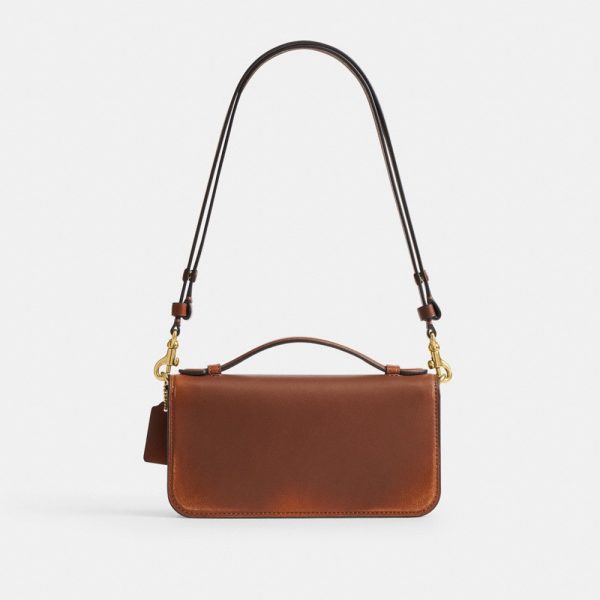 Coach New York Elora Top Handle Crossbody Bag In Loved Leather - Preorder