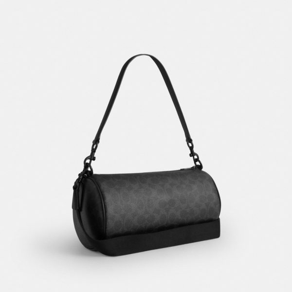 Coach Outlet Andre Barrel Bag 30 In Signature Canvas - Preorder