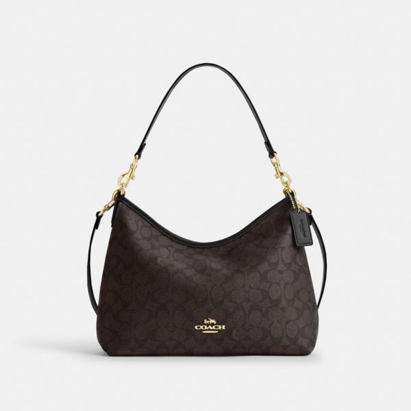 Coach Outlet Laurel Shoulder Bag In Signature Canvas - Preorder