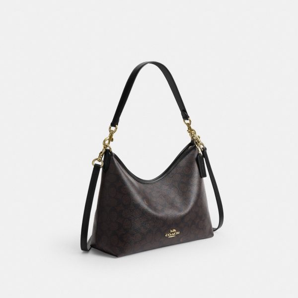 Coach Outlet Laurel Shoulder Bag In Signature Canvas - Preorder