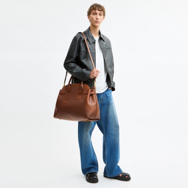 Coach Soft Empire Carryall Bag 48 In Loved Leather - Preorder