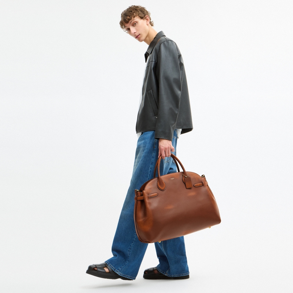 Coach Soft Empire Carryall Bag 48 In Loved Leather - Preorder