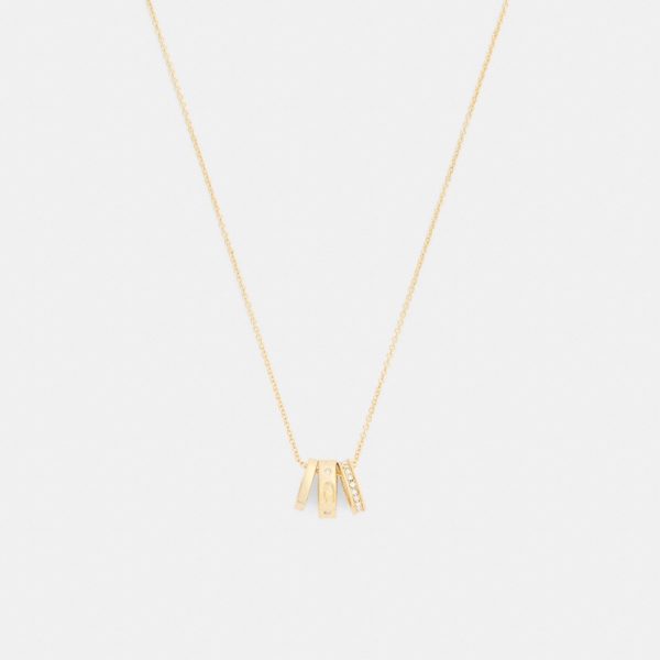 Coach Outlet Repeated C Rondelle Necklace - Preorder