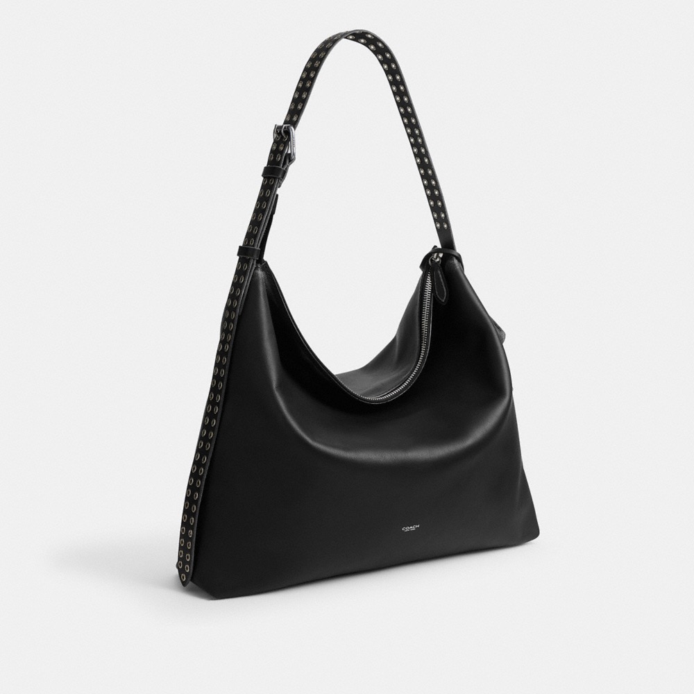 Coach Mott Messenger Bag In Loved Leather With Studs - Preorder