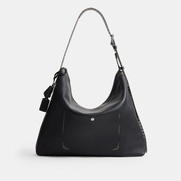 Coach Mott Messenger Bag In Loved Leather With Studs - Preorder