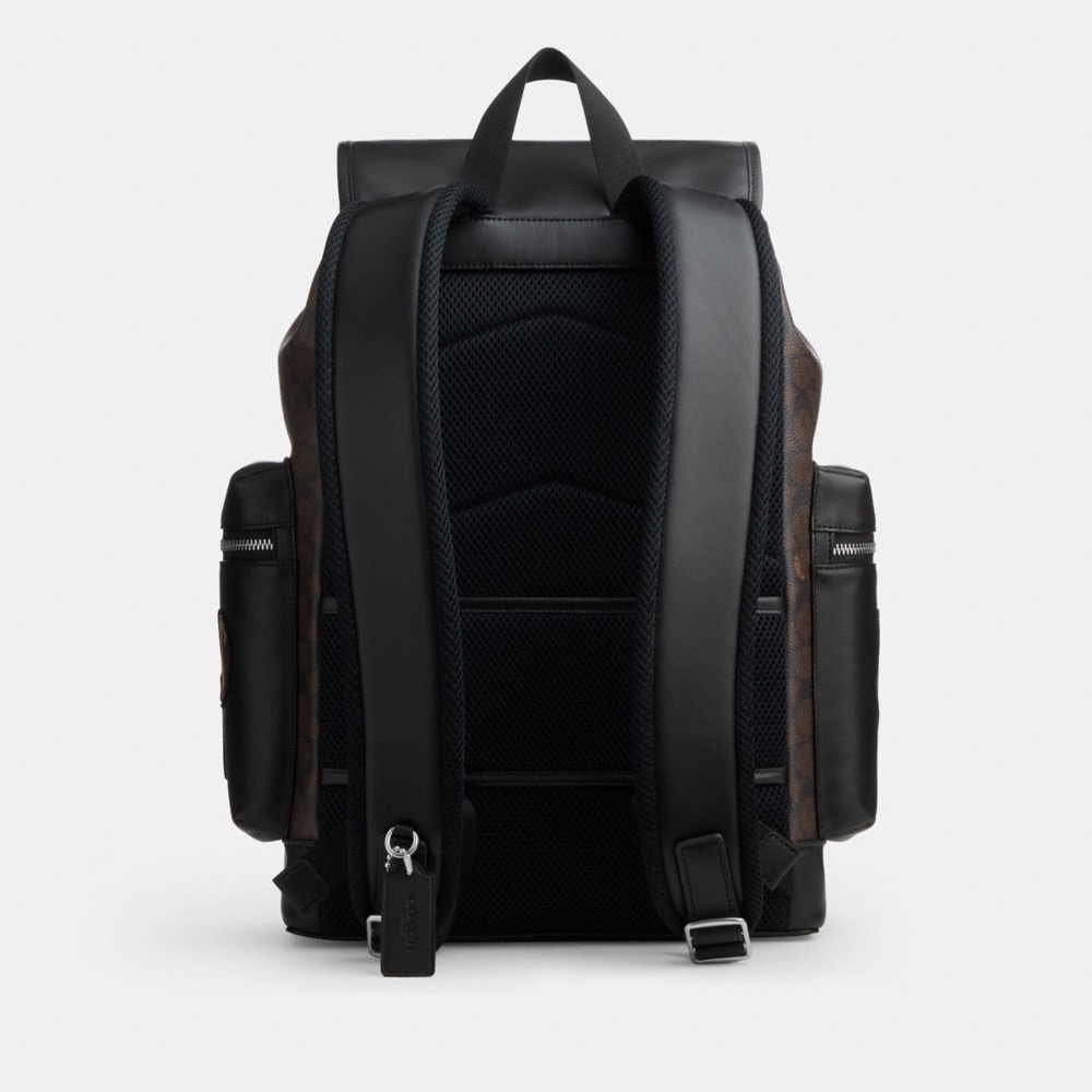 Coach Outlet Sprint Backpack In Signature Canvas With Patches - Preorder