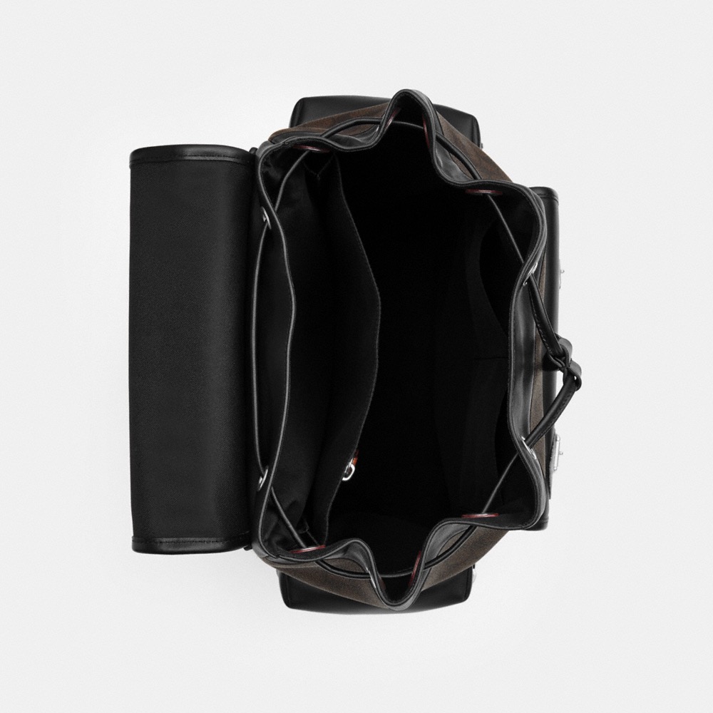 Coach Outlet Sprint Backpack In Signature Canvas With Patches - Preorder