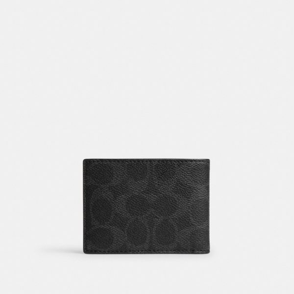 Coach Slim Billfold Wallet In Signature UpcraftedLeather - Preorder