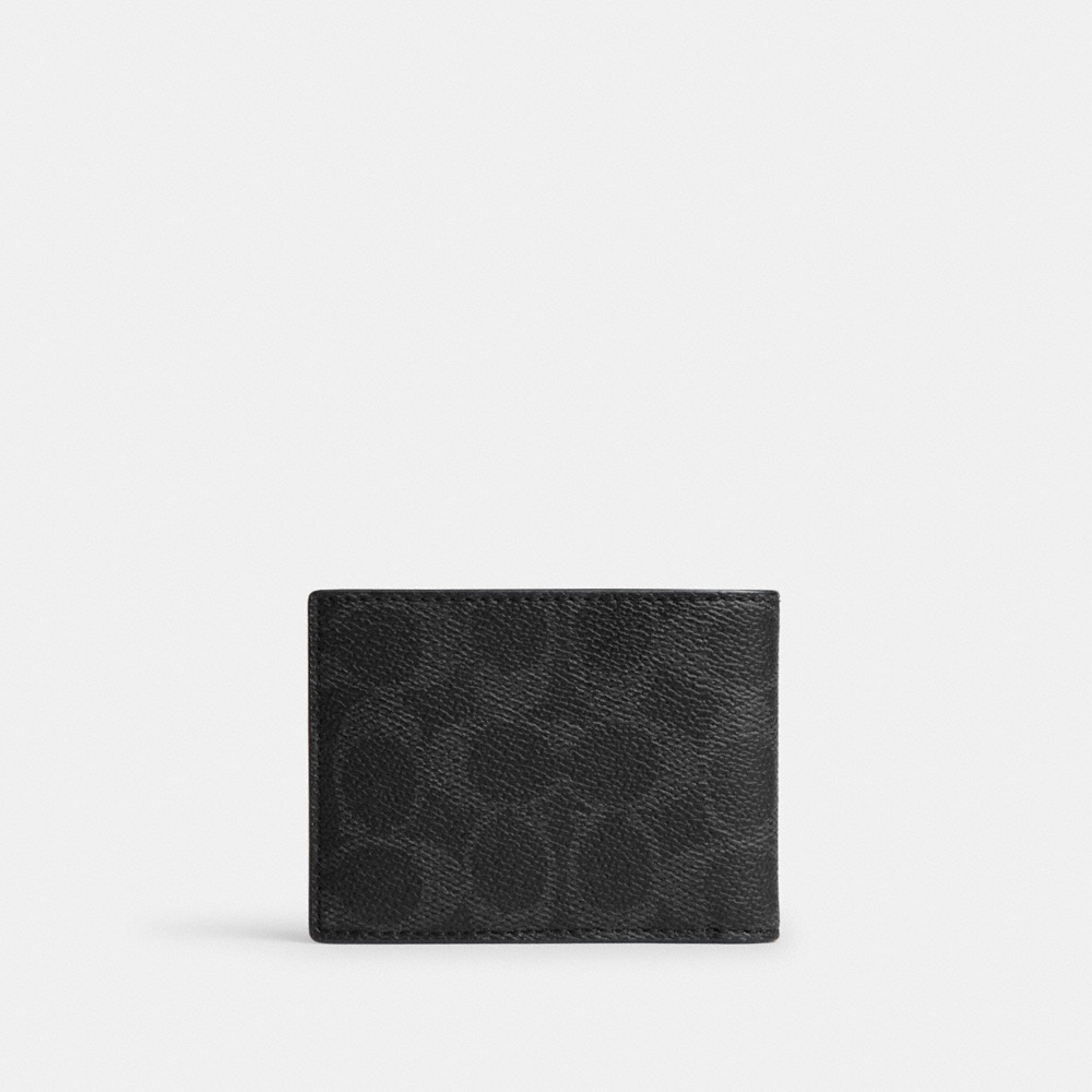Coach Slim Billfold Wallet In Signature UpcraftedLeather - Preorder