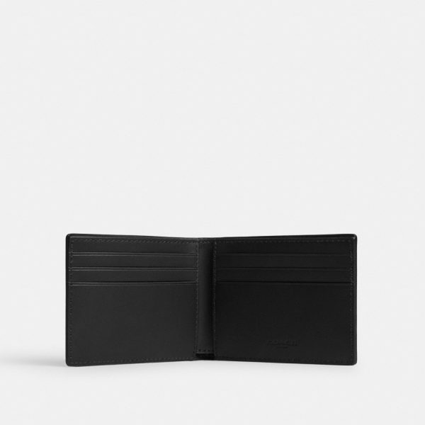 Coach Slim Billfold Wallet In Signature UpcraftedLeather - Preorder