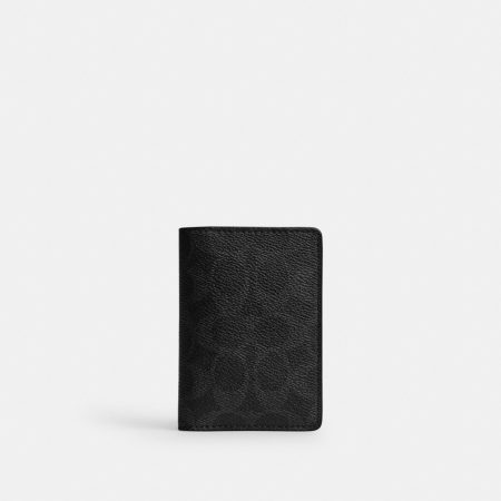 Coach Card Wallet In Signature Upcraftedleather - Preorder