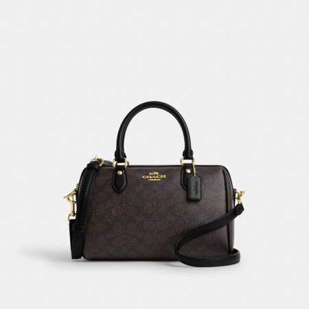 Coach Outlet Rowan Satchel Bag In Signature Canvas - Preorder