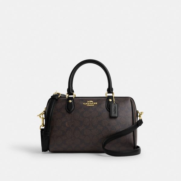 Coach Outlet Rowan Satchel Bag In Signature Canvas - Preorder