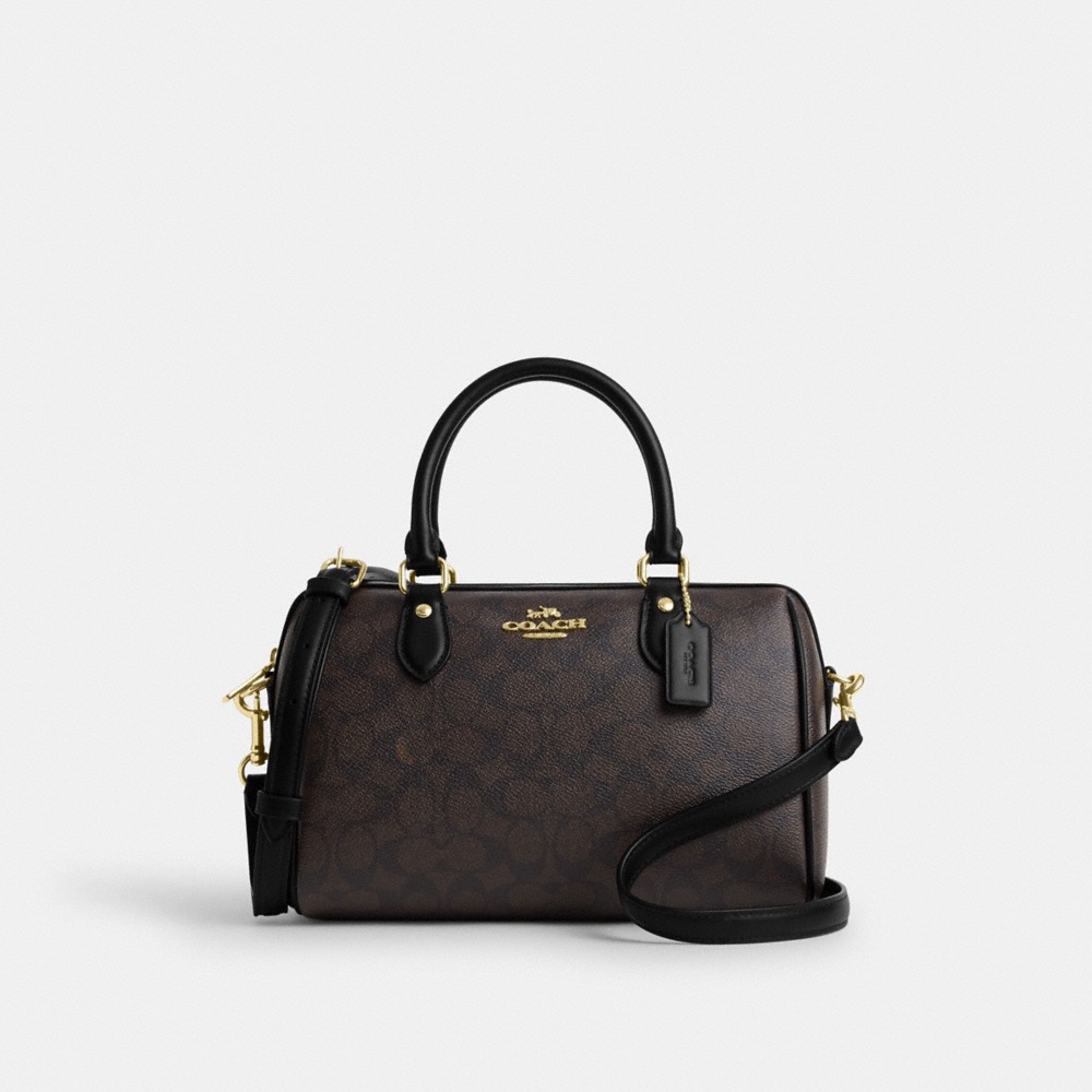 Coach Outlet Rowan Satchel Bag In Signature Canvas - Preorder