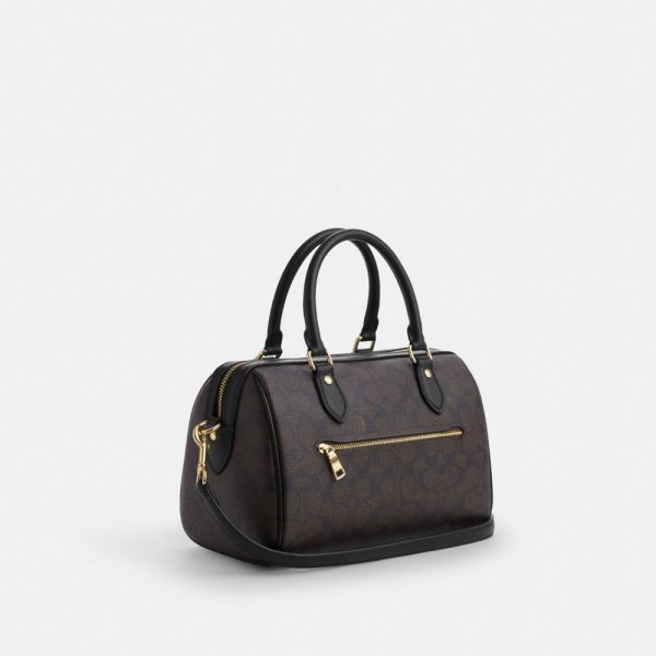 Coach Outlet Rowan Satchel Bag In Signature Canvas - Preorder