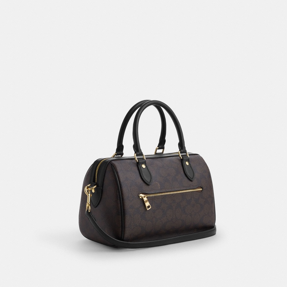 Coach Outlet Rowan Satchel Bag In Signature Canvas - Preorder - Image 2