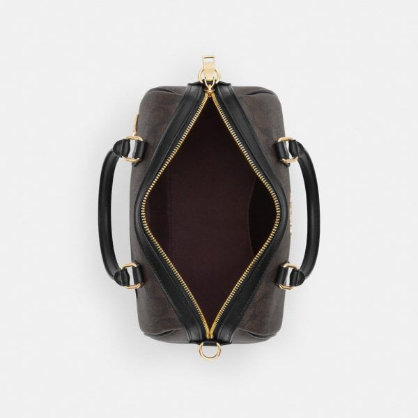 Coach Outlet Rowan Satchel Bag In Signature Canvas - Preorder