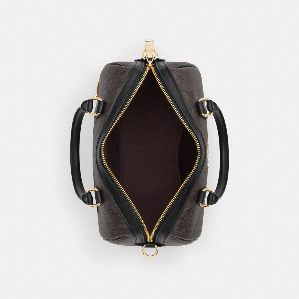 Coach Outlet Rowan Satchel Bag In Signature Canvas - Preorder - Image 3