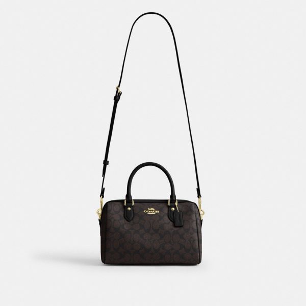 Coach Outlet Rowan Satchel Bag In Signature Canvas - Preorder