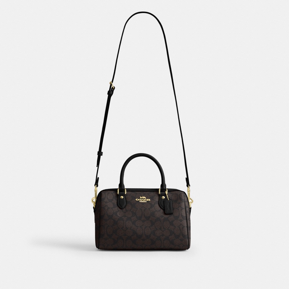 Coach Outlet Rowan Satchel Bag In Signature Canvas - Preorder - Image 5