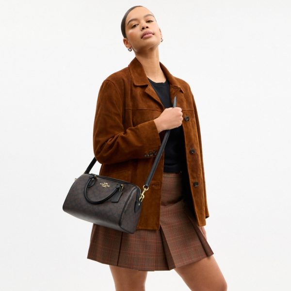 Coach Outlet Rowan Satchel Bag In Signature Canvas - Preorder