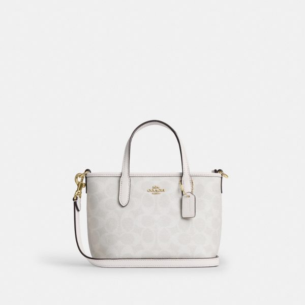 Coach Outlet City Mini Tote Bag In Signature Canvas - Preorder