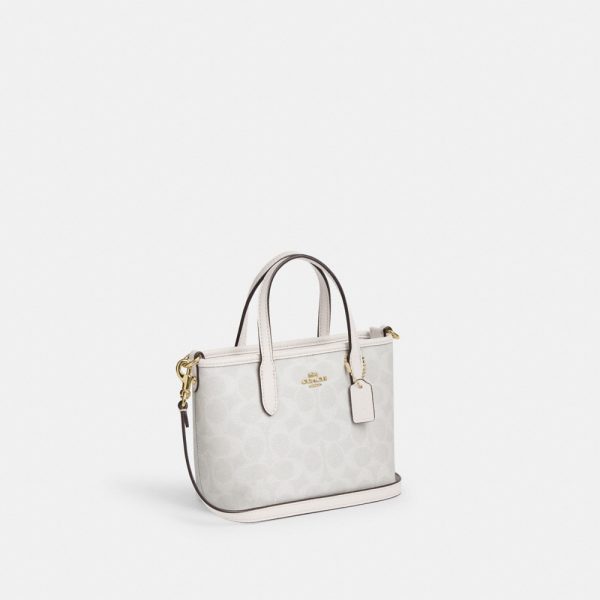Coach Outlet City Mini Tote Bag In Signature Canvas - Preorder