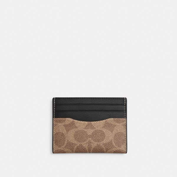 Coach Outlet Slim ID Card Case In Signature Canvas - Preorder