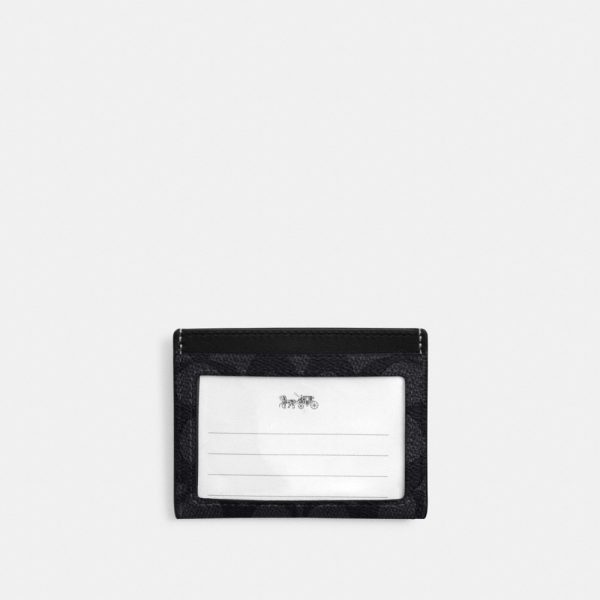 Coach Outlet Slim ID Card Case In Signature Canvas - Preorder