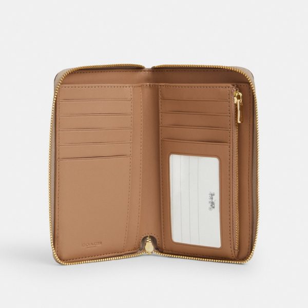 Coach Outlet Medium ID Zip Wallet In Signature Canvas - Preorder