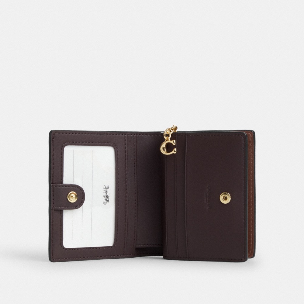 Coach Outlet Snap Wallet In Signature Canvas - Preorder