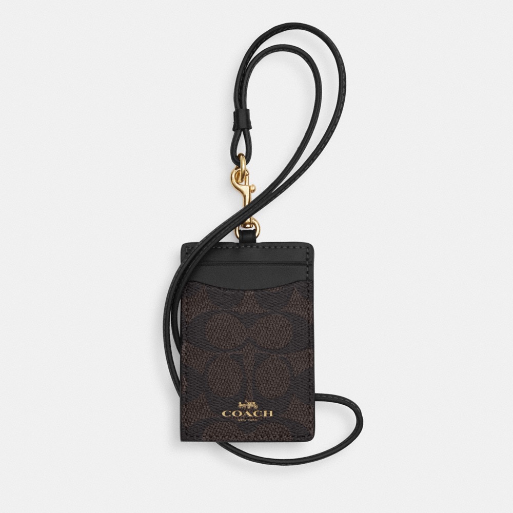 Coach Outlet ID Lanyard In Signaure Canvas - Preorder