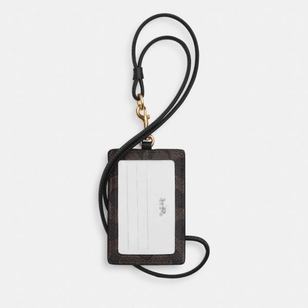 Coach Outlet ID Lanyard In Signaure Canvas - Preorder