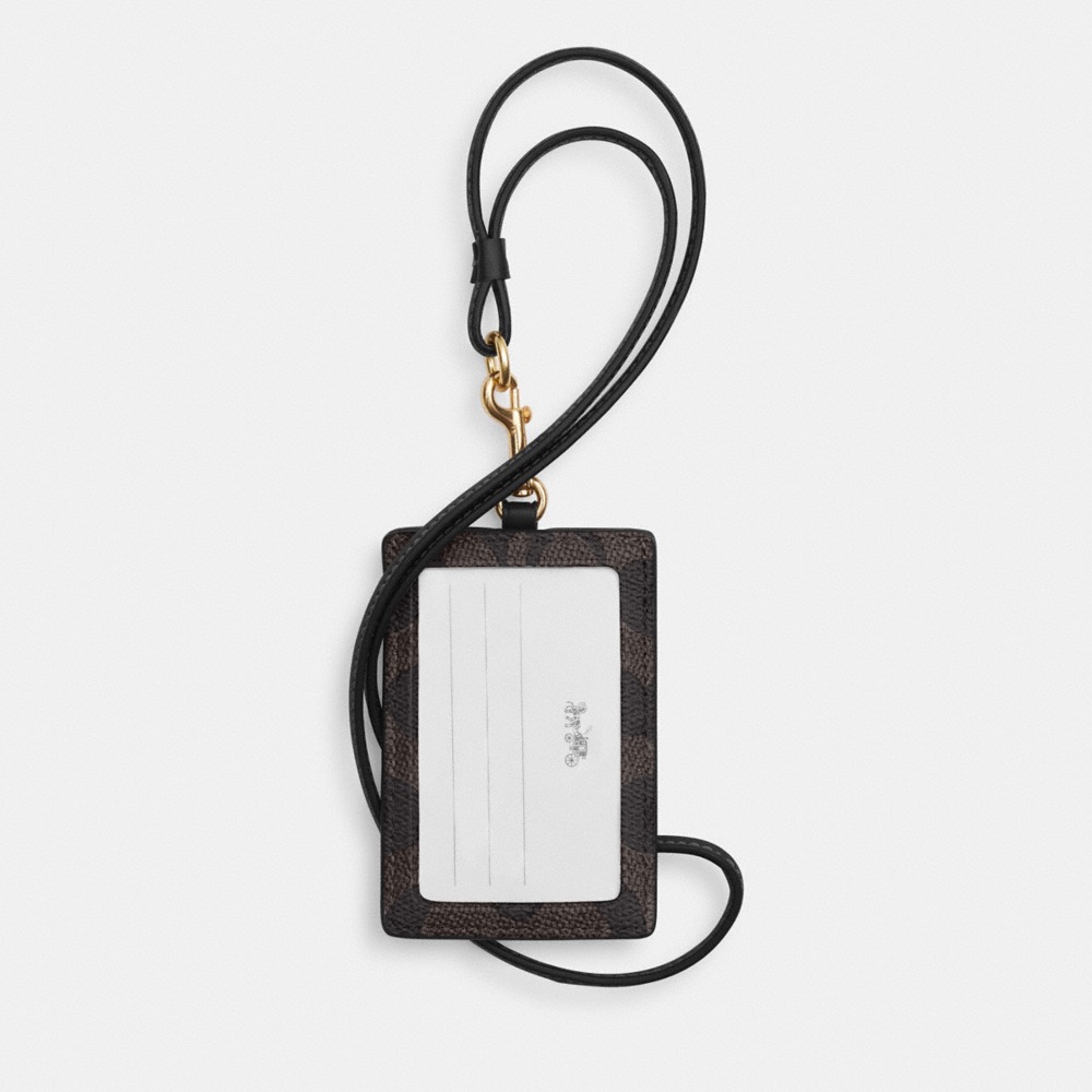 Coach Outlet ID Lanyard In Signaure Canvas - Preorder