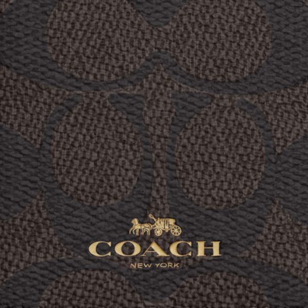 Coach Outlet ID Lanyard In Signaure Canvas - Preorder