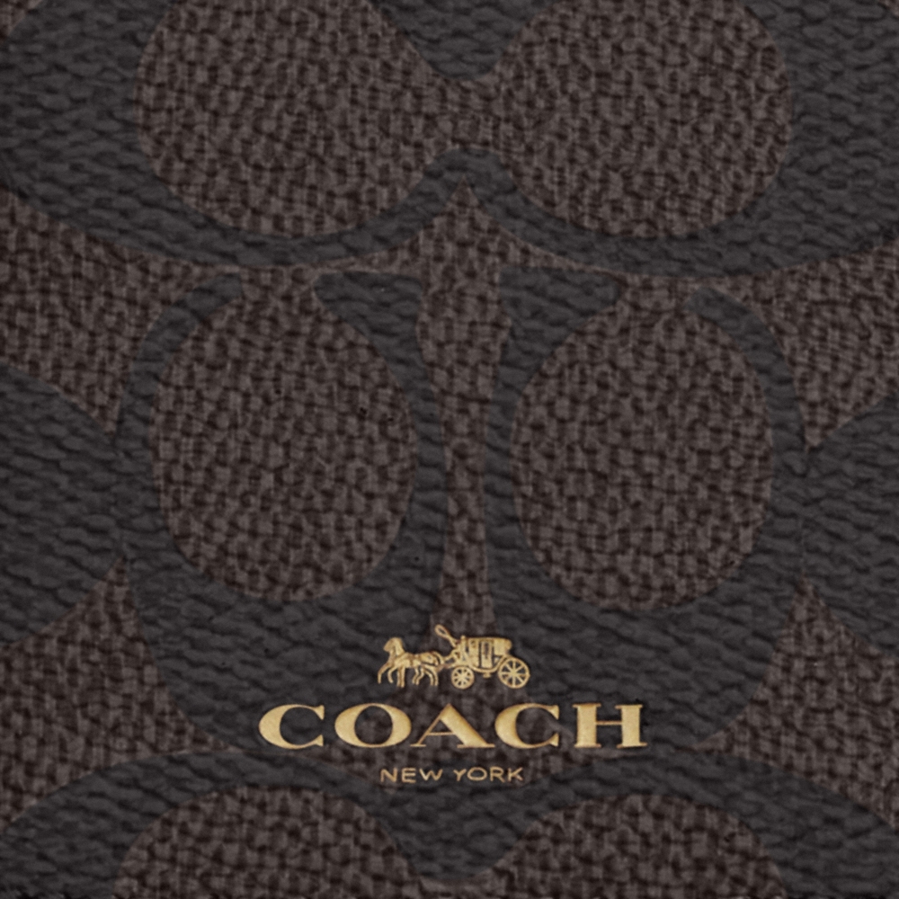 Coach Outlet ID Lanyard In Signaure Canvas - Preorder