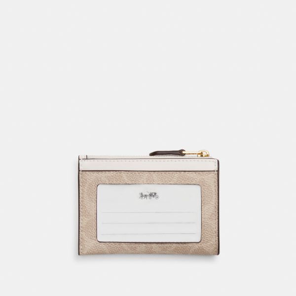Coach Mini Skinny Id Case In Signature Canvas - Preorder