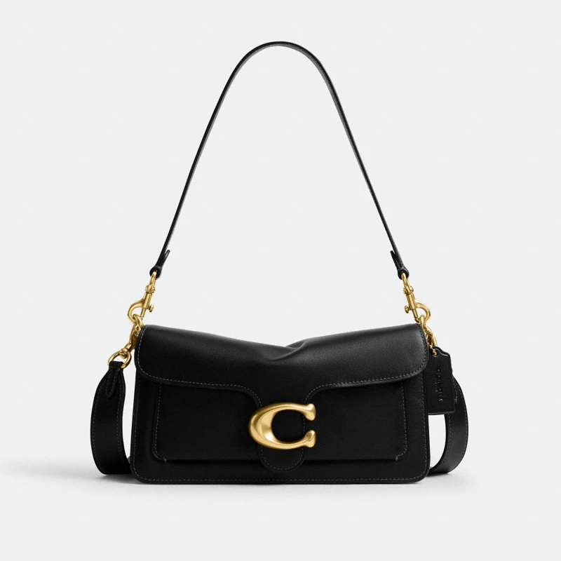 Coach Medium ID Zip Wallet C4124 refined pebble leather black 2026