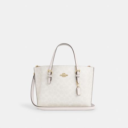 Coach Mollie Tote Bag 25 In Signature Canvas - Preorder