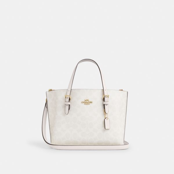 Coach Mollie Tote Bag 25 In Signature Canvas - Preorder