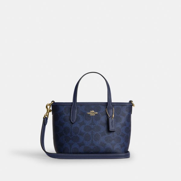 Coach City Mini Tote Bag In Signature Canvas - Preorder