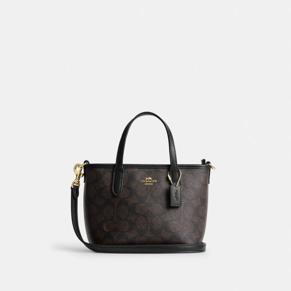 Coach City Mini Tote Bag In Signature Canvas - Preorder