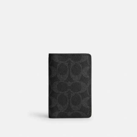 Coach Id Wallet In Signature Canvas - Preorder