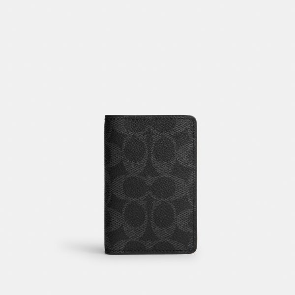 Coach Id Wallet In Signature Canvas - Preorder